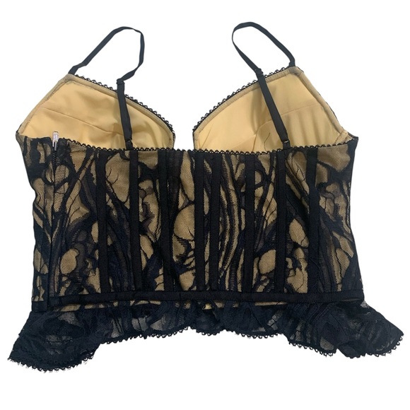 SIMKHAI Dalila Women's Lace Bustier Top- Black Size 6 - Picture 5 of 8